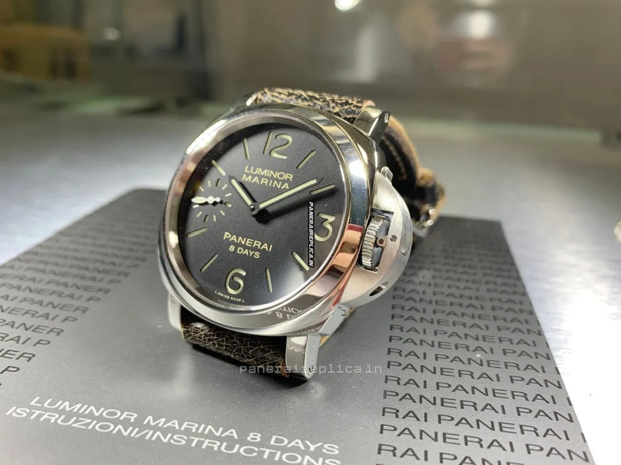 1:1 Replicas Panerai Luminor Marina 44mm Steel Case Mens/unisex Manual Winding Watch