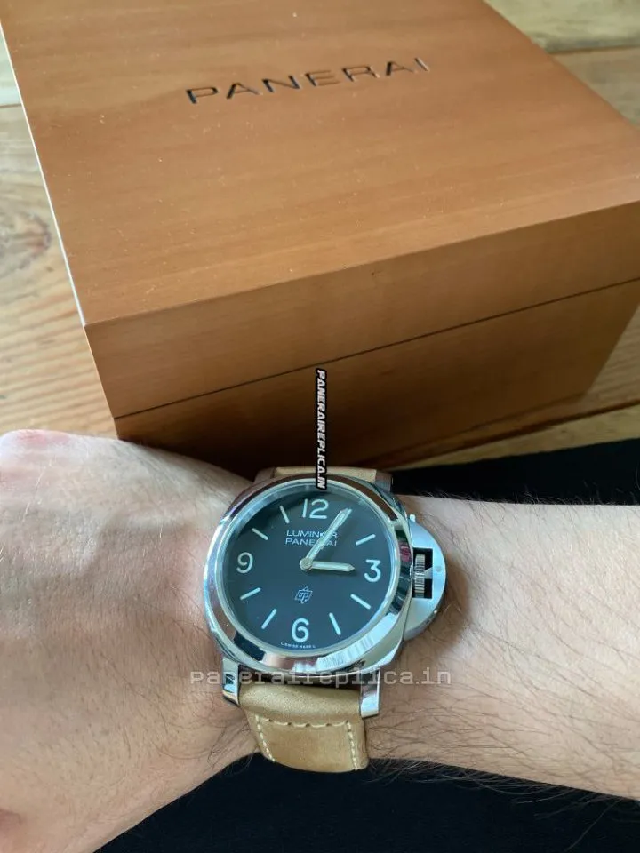Alternative view of Superior Fakes Panerai Panerai Watches 44mm Steel Case Mens/unisex Manual Winding Watch