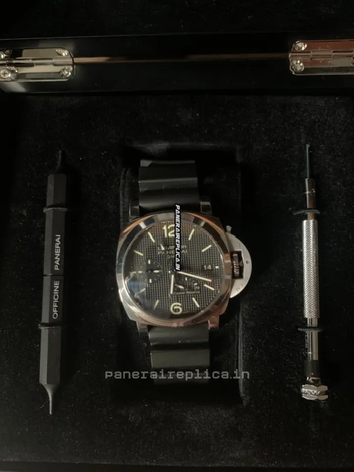 Alternative view of Superior Replicas Panerai Luminor 1950 42mm Steel Case Mens/unisex Automatic Watch