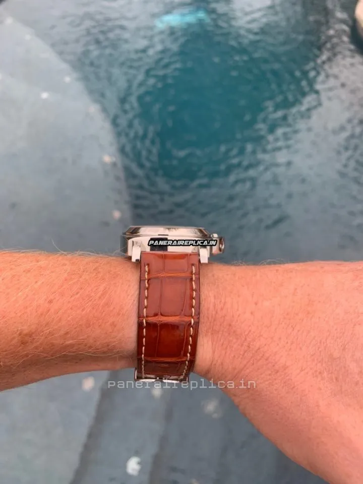 Alternative view of Wonderful Replica Panerai Luminor Power Reserve 44mm Steel Case Mens/unisex Automatic Watch