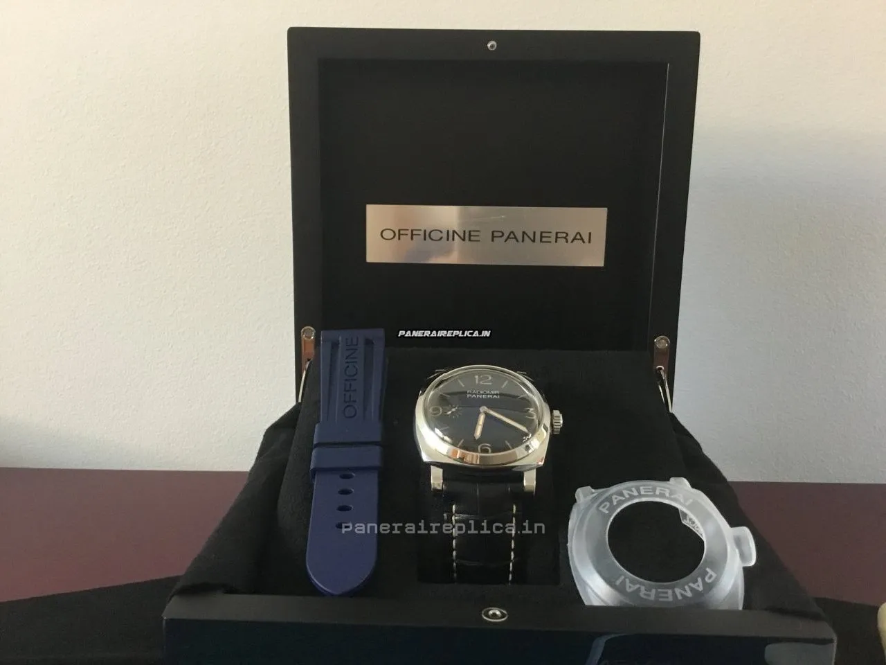 Alternative view of Well Made Knockoff Panerai Radiomir 1940 47mm Steel Case Mens/unisex Manual Winding Watch