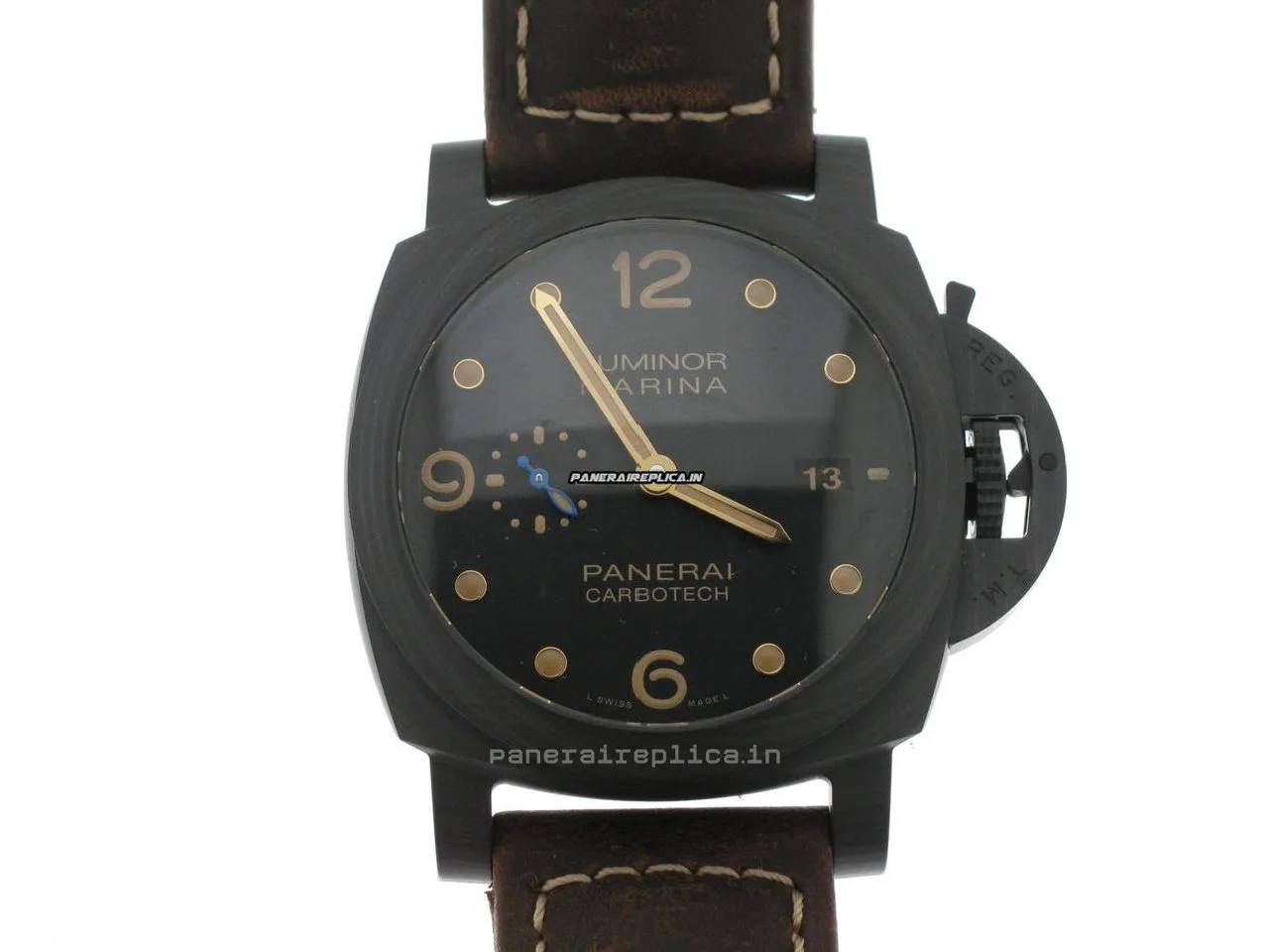 Wholesale Fake Panerai Luminor Marina 44mm Carbon Case Mens/unisex Automatic Watch