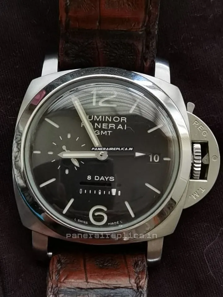 Alternative view of Fantastic Fake Panerai Luminor 1950 44mm Steel Case Mens/unisex Manual Winding Watch