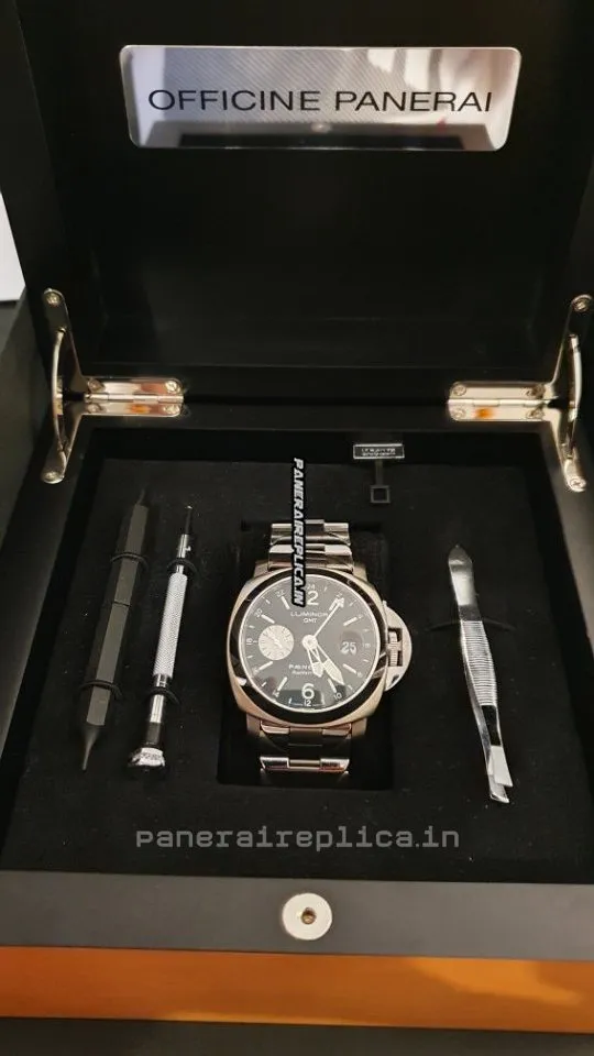 Alternative view of Discount Replica Panerai Luminor Gmt Automatic 44mm Titanium Case Mens/unisex Automatic Watch