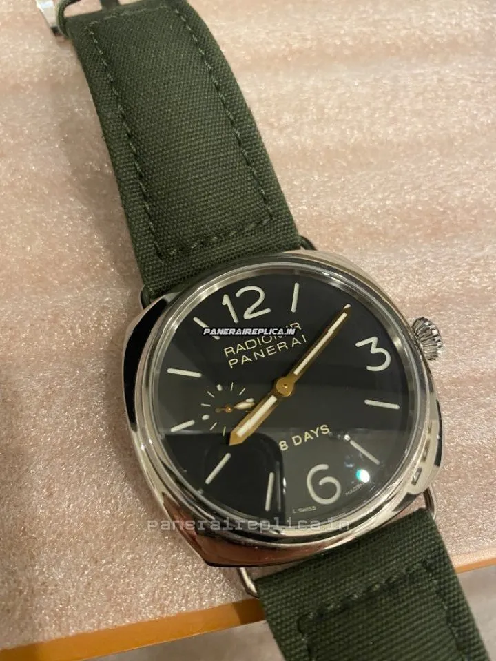 Cheap Fake Panerai Radiomir 8 Days Gmt 45mm Steel Case Mens/unisex Manual Winding Watch