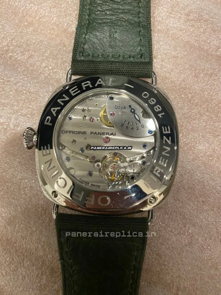Alternative view of Cheap Fake Panerai Radiomir 8 Days Gmt 45mm Steel Case Mens/unisex Manual Winding Watch