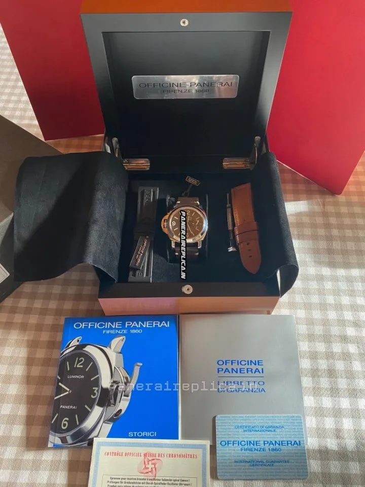 Excellent Fakes Panerai Luminor Marina 44mm Steel Case Mens/unisex Manual Winding Watch