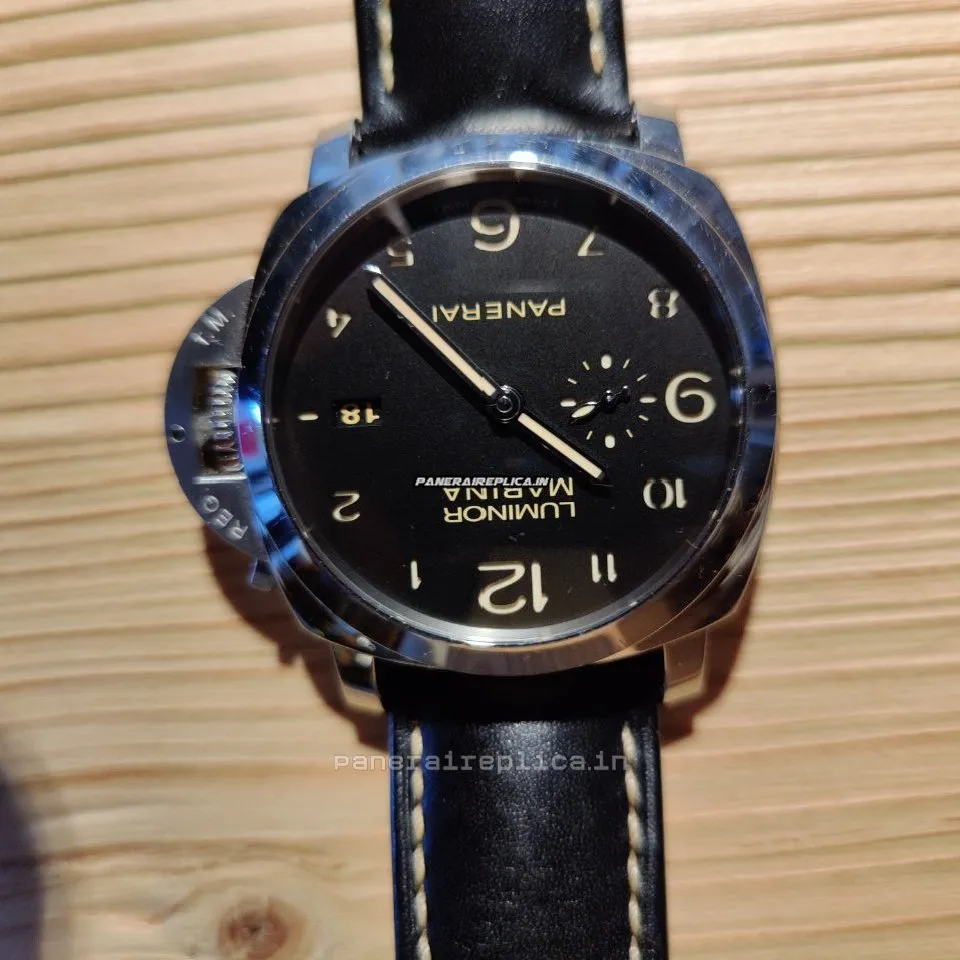 Alternative view of Amazing Knockoff Panerai Luminor Marina 44mm Steel Case Mens/unisex Automatic Watch