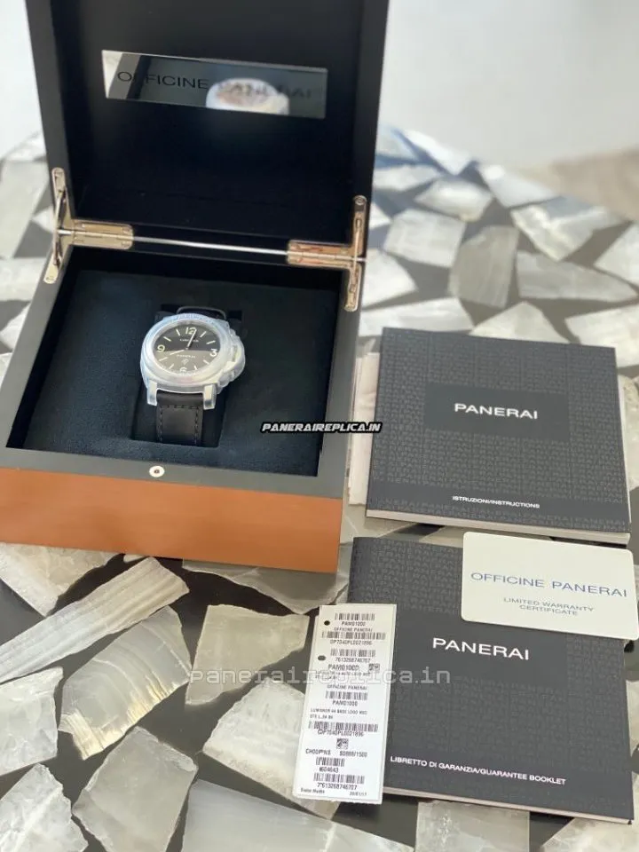 Incredible Fakes Panerai Luminor Base 44mm Steel Case Mens/unisex Manual Winding Watch
