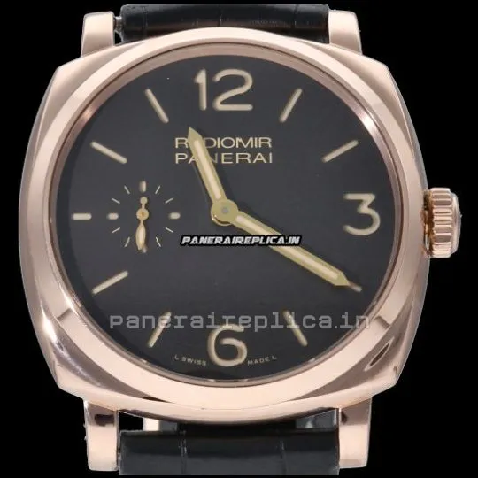 High Quality Fakes Panerai Radiomir 1940 42mm Rose Gold Case Mens/unisex Manual Winding Watch