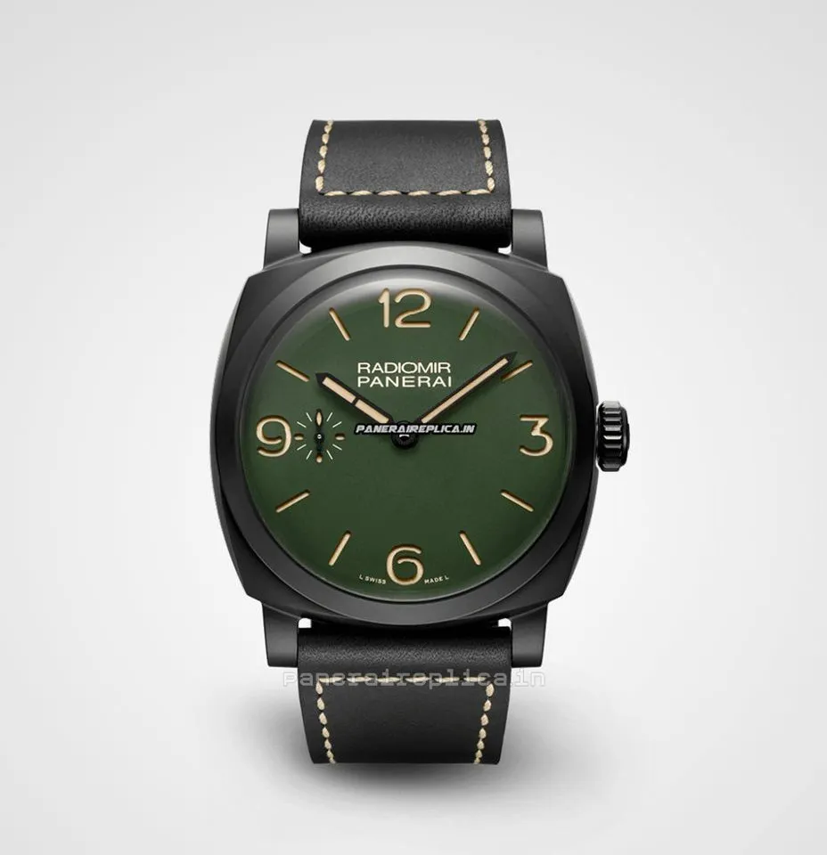 Durable Imitation Panerai Panerai Watches 48mm Ceramic Case Mens/unisex Manual Winding Watch