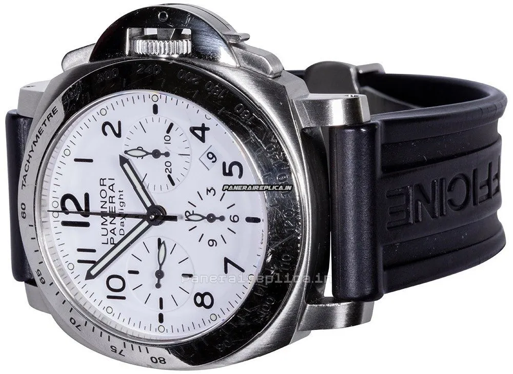 Alternative view of Well Made Clone Panerai Luminor Chrono 44,00mm Steel Case Mens/unisex Automatic Watch