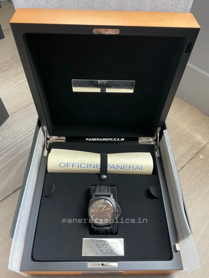 Stylish Copy Panerai Special Editions 47mm Ceramic Case Mens/unisex Manual Winding Watch