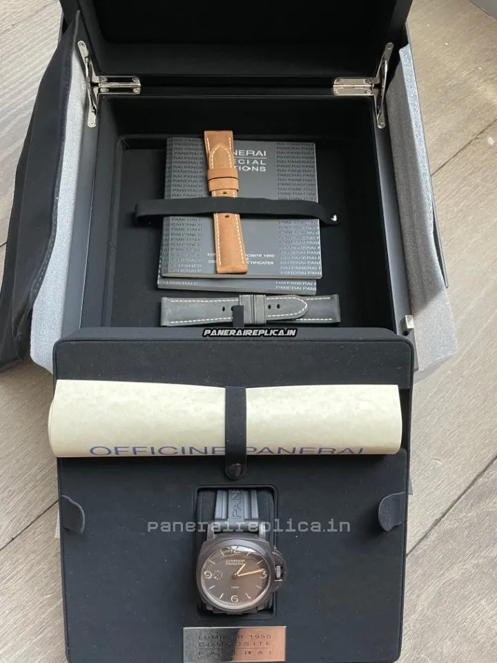 Alternative view of Stylish Copy Panerai Special Editions 47mm Ceramic Case Mens/unisex Manual Winding Watch