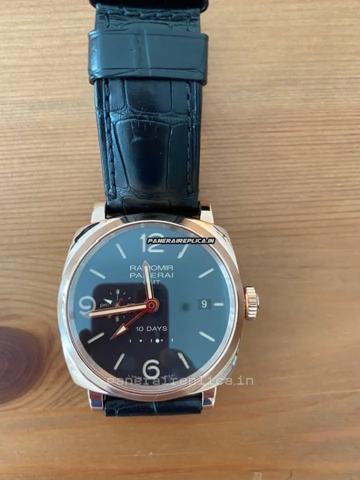 Discount Replica Panerai Special Editions 45mm Rose Gold Case Mens/unisex Automatic Watch