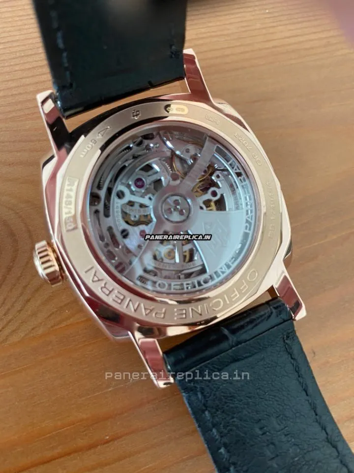 Alternative view of Discount Replica Panerai Special Editions 45mm Rose Gold Case Mens/unisex Automatic Watch