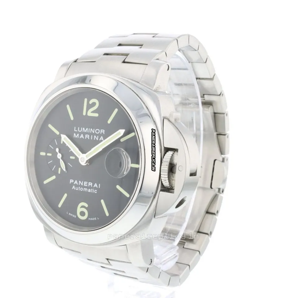 Alternative view of Fantastic Fakes Panerai Luminor Marina 44x53.3mm Steel Case Mens/unisex Automatic Watch