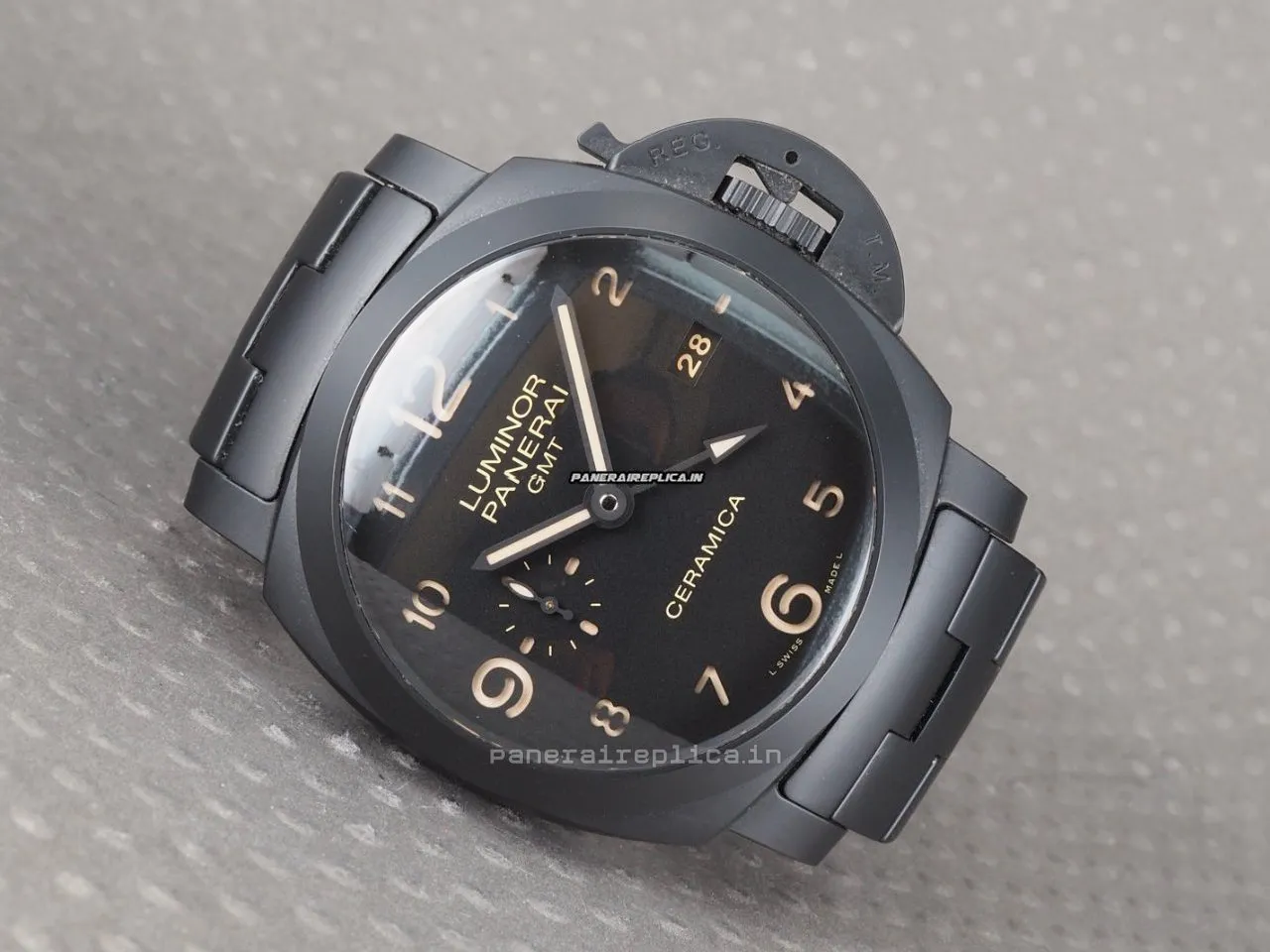 Alternative view of High-end Replicas Panerai Luminor 1950 44mm Ceramic Case Mens/unisex Automatic Watch