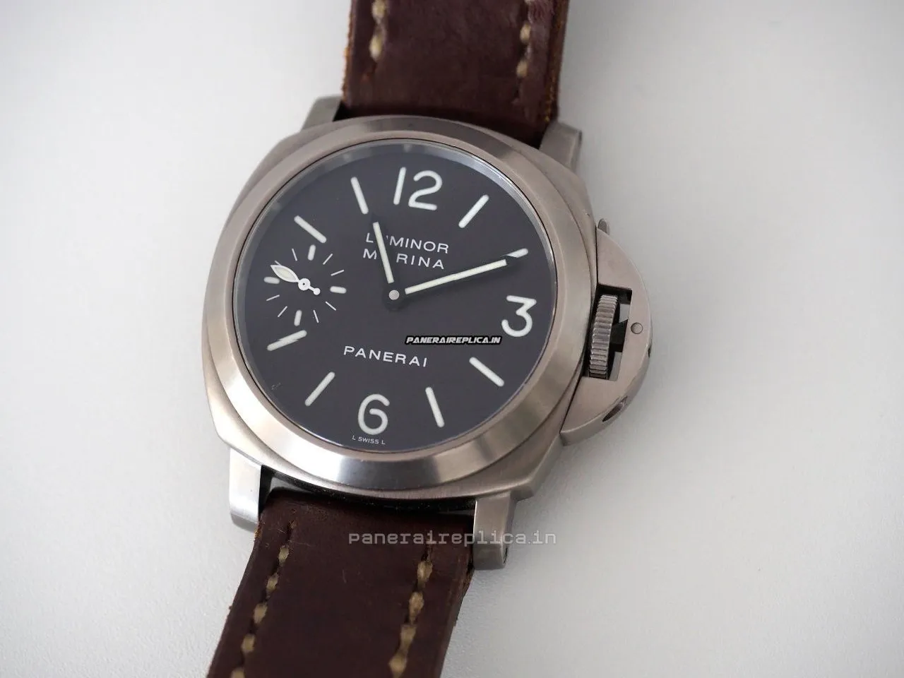 Superior Replica Panerai Luminor Marina 44mm Titanium Case Mens/unisex Manual Winding Watch