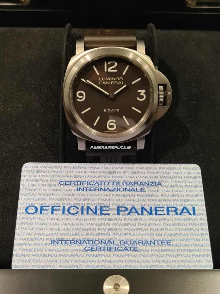 Stylish Copy Panerai Luminor Base 44mm Titanium Case Mens/unisex Manual Winding Watch