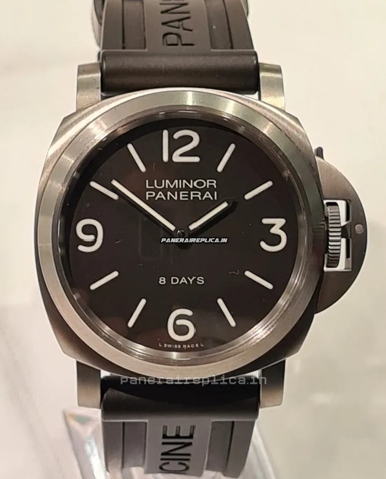 Alternative view of Stylish Copy Panerai Luminor Base 44mm Titanium Case Mens/unisex Manual Winding Watch