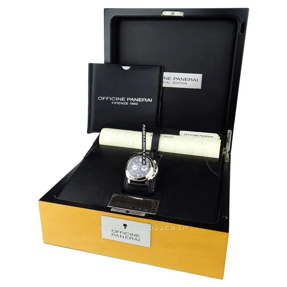 Alternative view of Discount Fake Panerai Special Editions 40mm White Gold Case Mens/unisex Manual Winding Watch