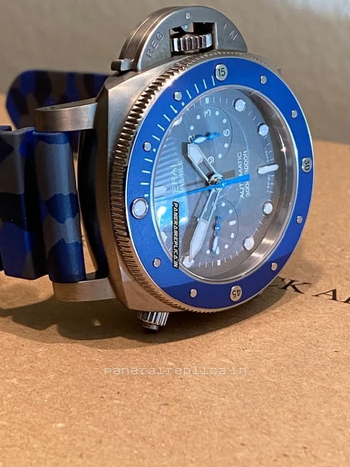 Alternative view of Design Replica Panerai Luminor Submersible 47mm Titanium Case Mens/unisex Automatic Watch
