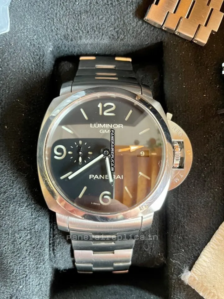Alternative view of Nice Copies Panerai Luminor 1950 44mm Steel Case Mens/unisex Automatic Watch