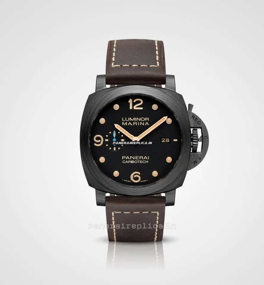 Discount Fakes Panerai Luminor Marina 44mm Carbon Case Mens/unisex Automatic Watch