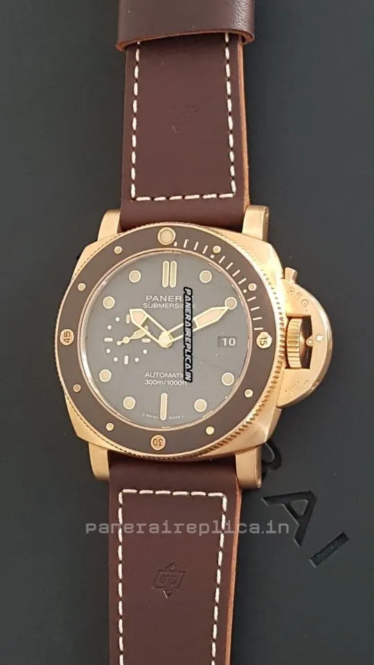 Defect Replicas Panerai Luminor Submersible 47mm Bronze Case Mens/unisex Automatic Watch