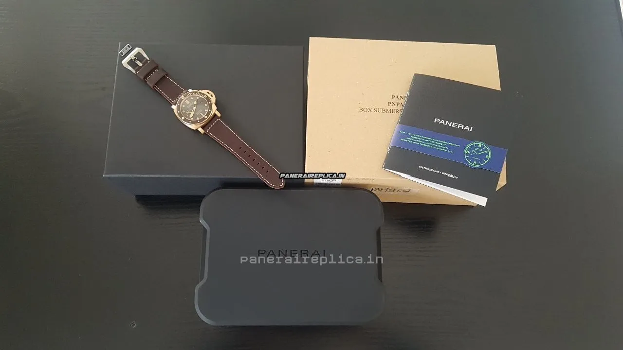 Alternative view of Defect Replicas Panerai Luminor Submersible 47mm Bronze Case Mens/unisex Automatic Watch