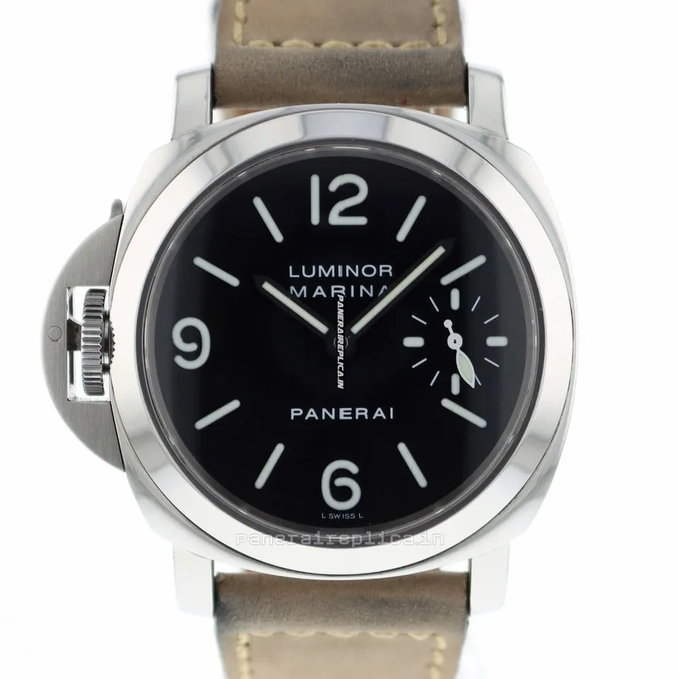 Luxury Fake Panerai Luminor Marina 44mm Steel Case Mens/unisex Manual Winding Watch