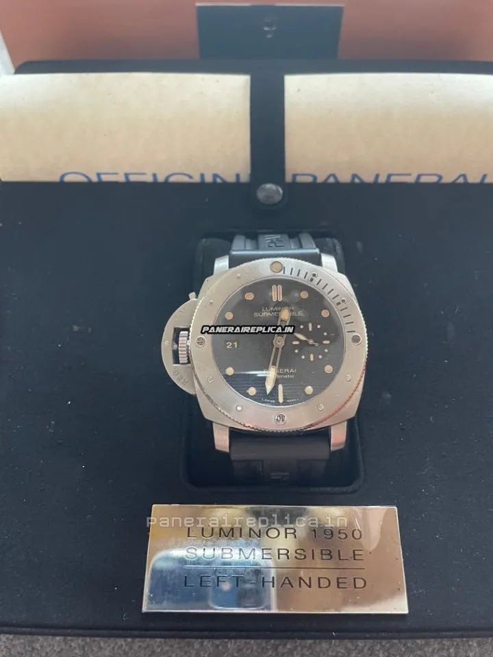Alternative view of Unique Replica Panerai Special Editions 47mm Titanium Case Mens/unisex Automatic Watch