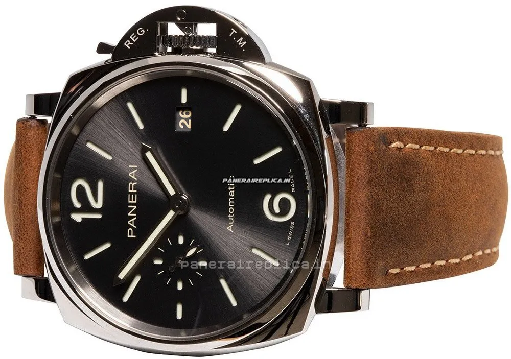Alternative view of Incredible Fake Panerai Luminor Due 42,00mm Steel Case Mens/unisex Automatic Watch