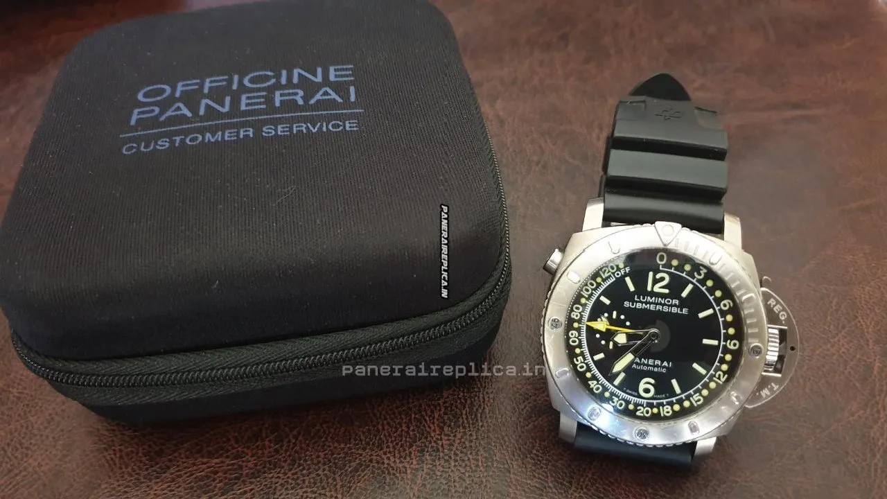 Luxury Fake Panerai Luminor Submersible 47mm Titanium Case Mens/unisex Automatic Watch