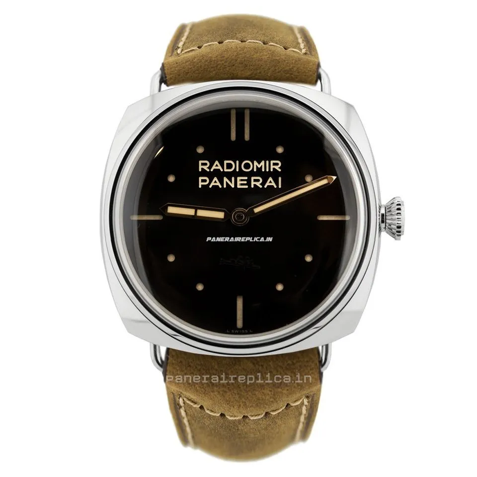Swiss Replica Panerai Radiomir 3 Days Gmt 47mm Steel Case Mens/unisex Manual Winding Watch