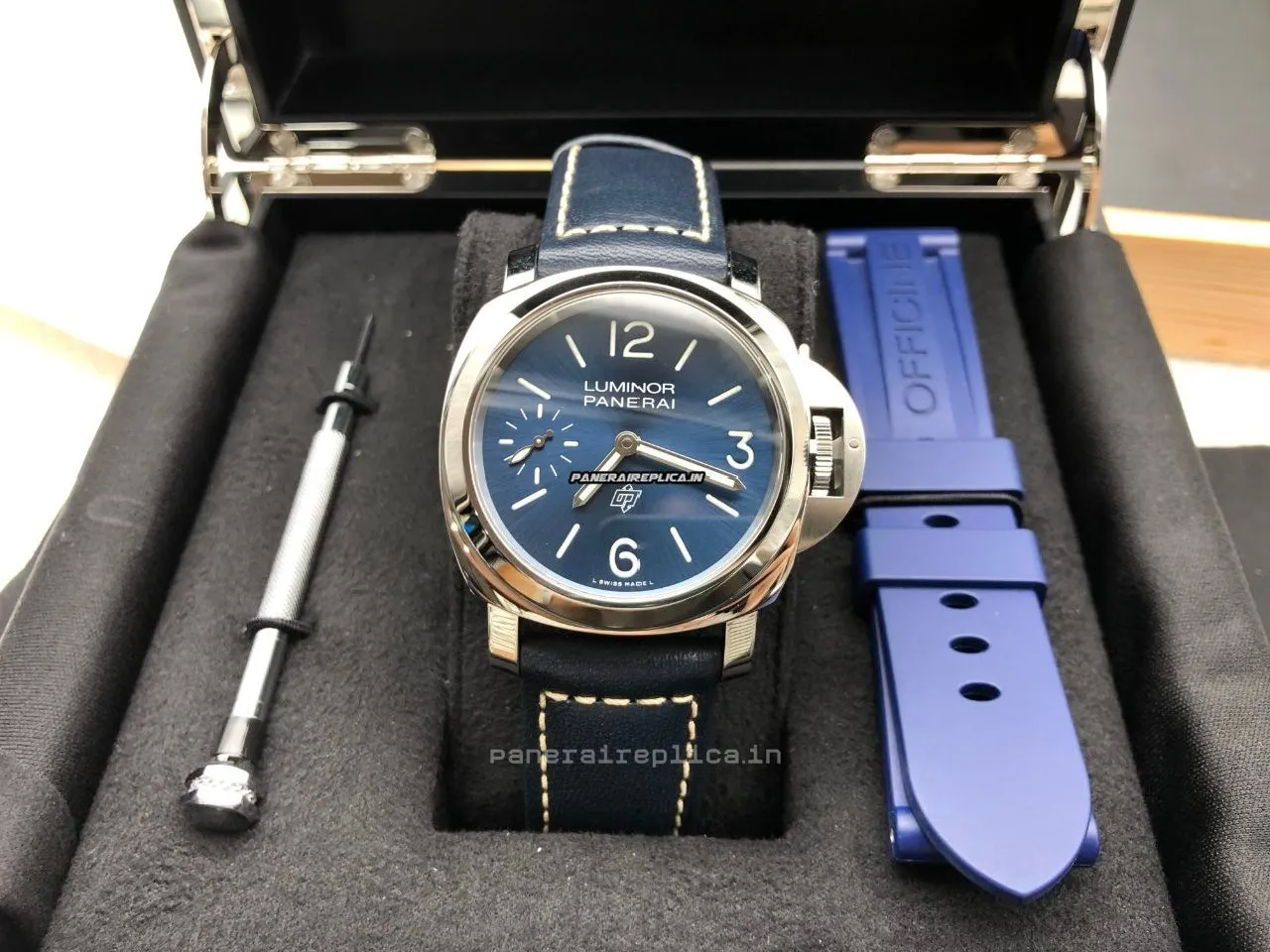 Alternative view of Trustworthy Imitation Panerai Special Editions 44mm Steel Case Mens/unisex Manual Winding Watch