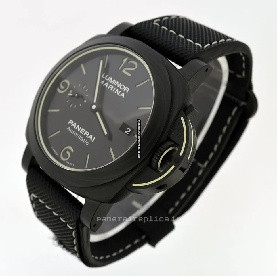 Perfect Fake Panerai Luminor Marina Carbon Case Mens/unisex Automatic Watch