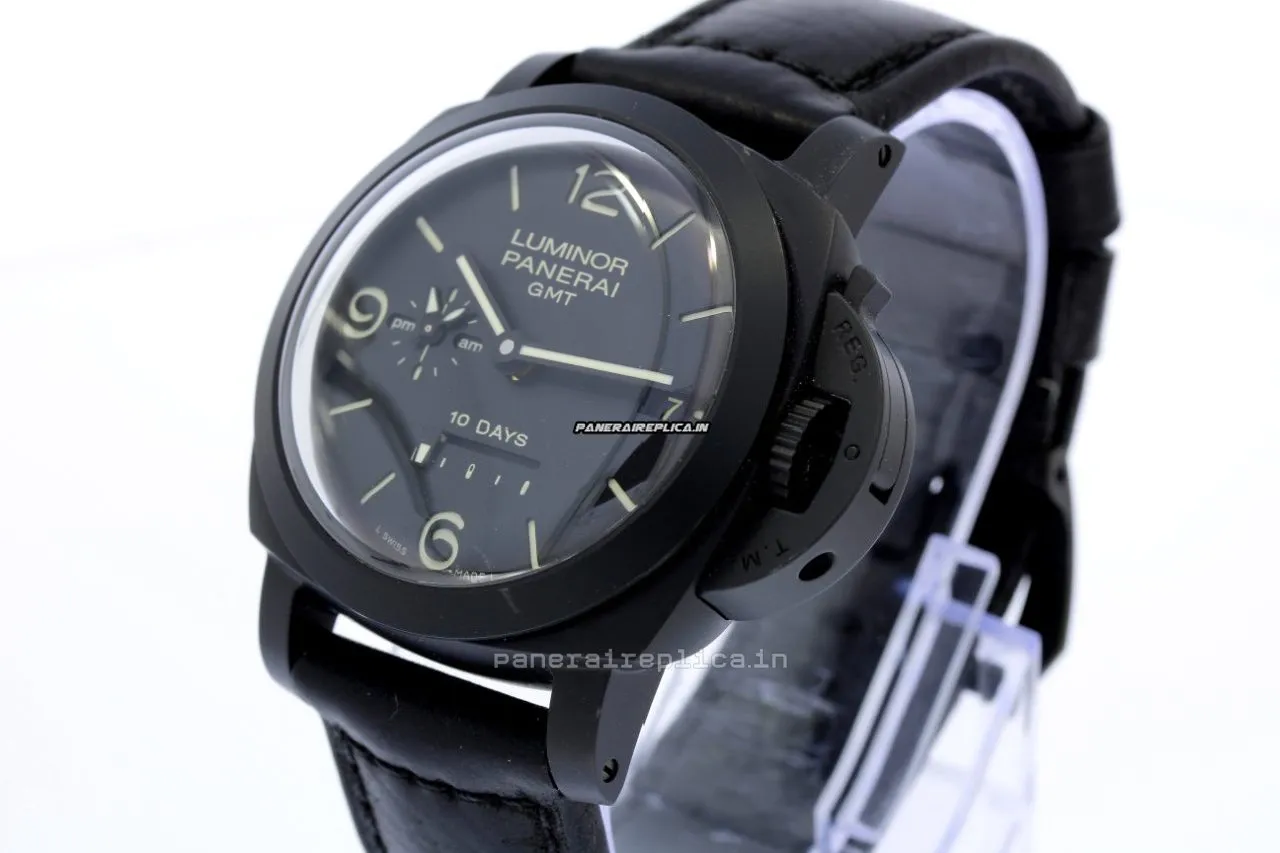 Alternative view of Awesome Replica Panerai Luminor 1950 44mm Ceramic Case Mens/unisex Automatic Watch