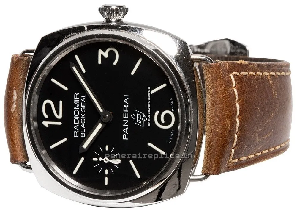 Alternative view of Best Fakes Panerai Radiomir Black Seal 45,00mm Steel Case Mens/unisex Manual Winding Watch
