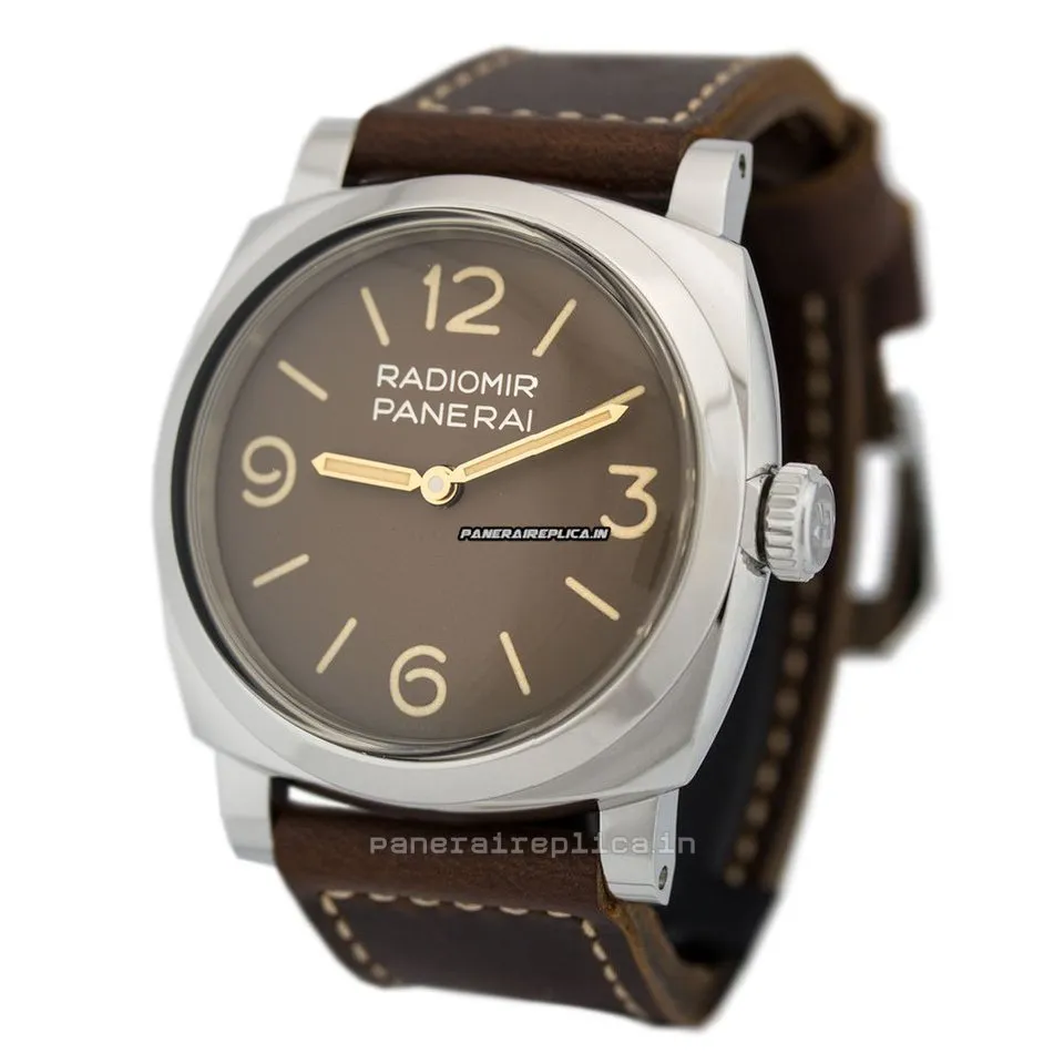 Alternative view of Lovely Replica Panerai Special Editions 47mm Steel Case Mens/unisex Manual Winding Watch