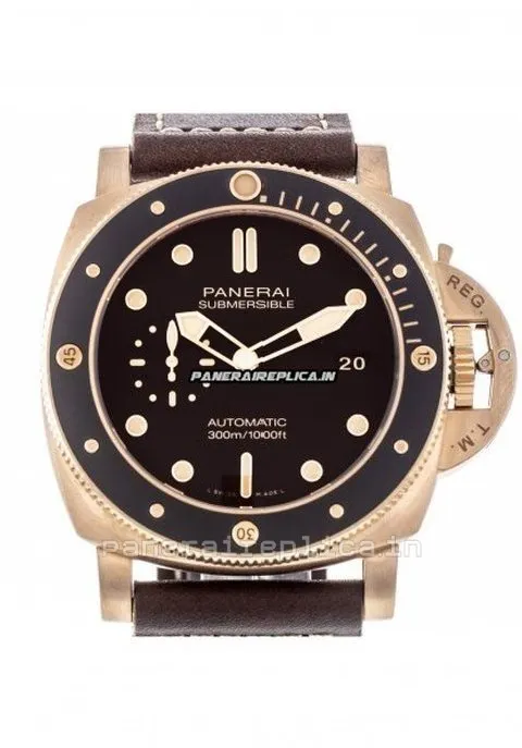 High Quality Clone Panerai Luminor Submersible 47mm Bronze Case Mens/unisex Automatic Watch