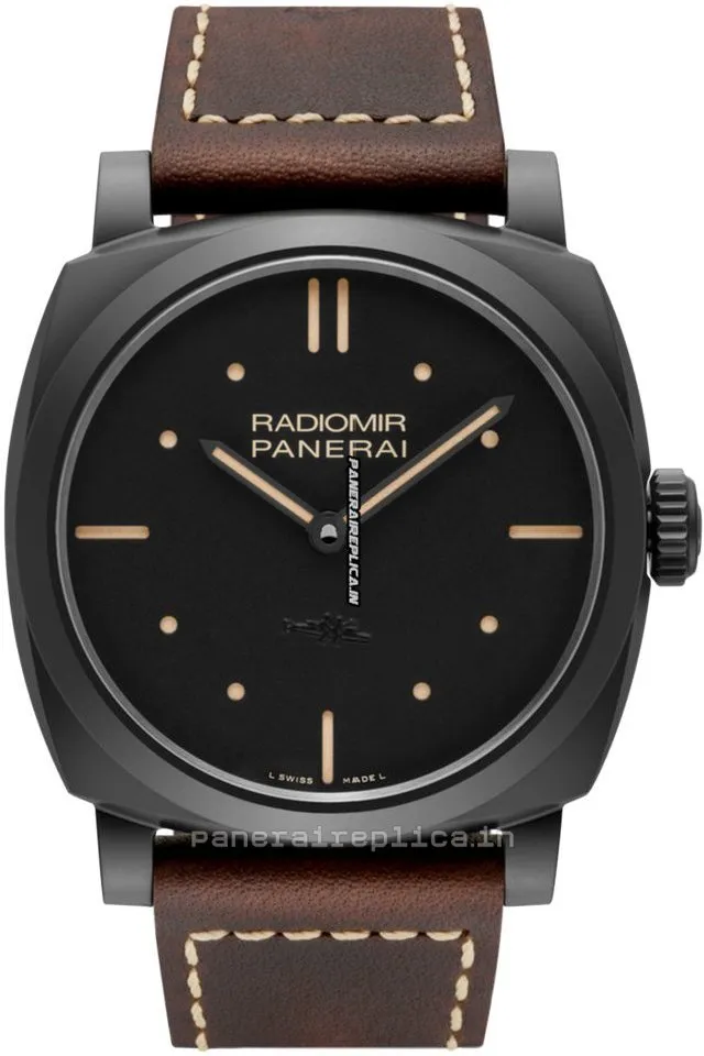 Beautiful Copy Panerai Radiomir 1940 48mm Ceramic Case Mens/unisex Manual Winding Watch