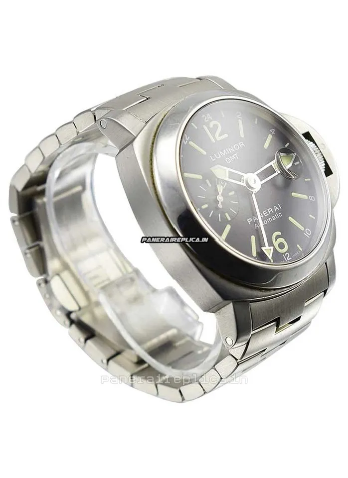 Alternative view of Fine Knockoff Panerai Luminor Gmt Automatic Automatic Watch
