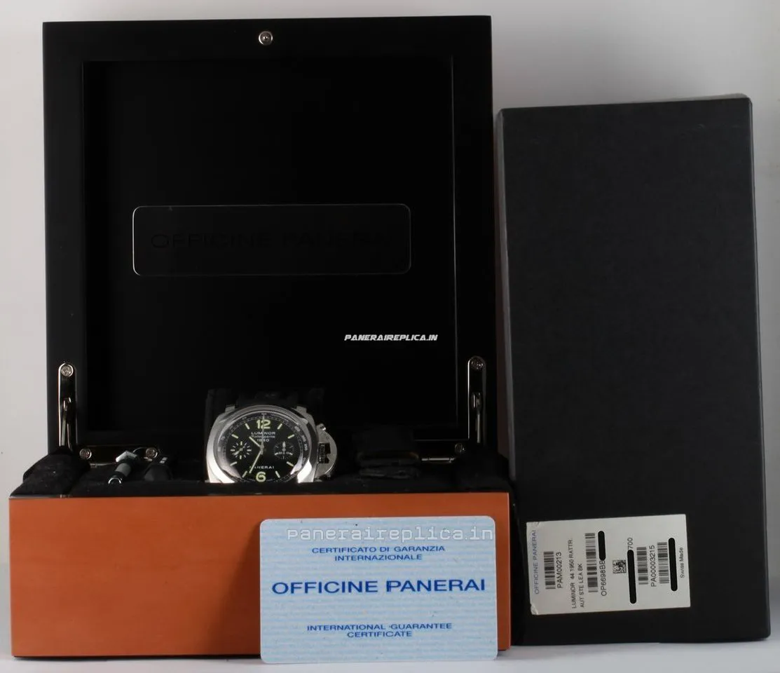 Alternative view of Fantastic Copies Panerai Luminor 1950 44mm Steel Case Mens/unisex Automatic Watch
