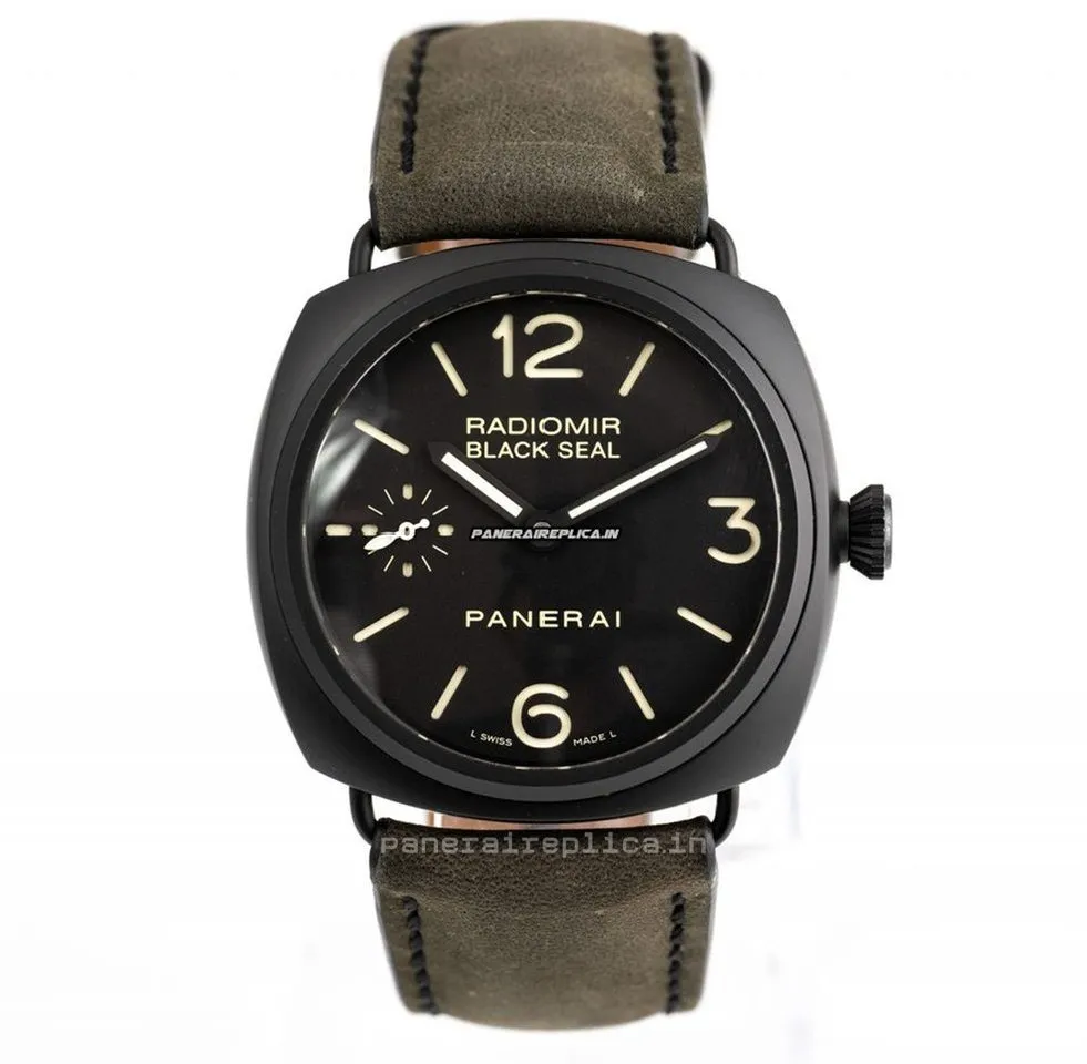 Great Replica Panerai Radiomir Black Seal 45mm Ceramic Case Mens/unisex Manual Winding Watch