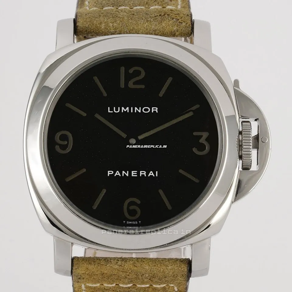 Popular Replicas Panerai Luminor Base 44mm Steel Case Manual Winding Watch