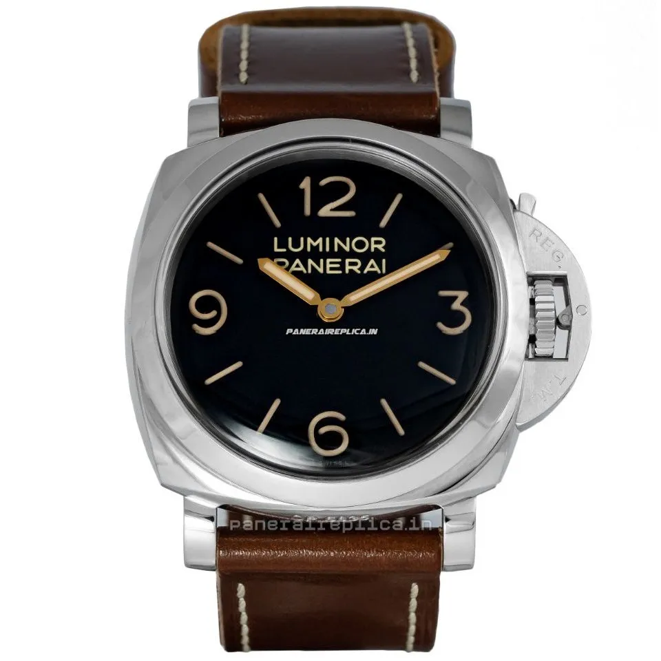 High-end Replicas Panerai Luminor 1950 47mm Steel Case Manual Winding Watch
