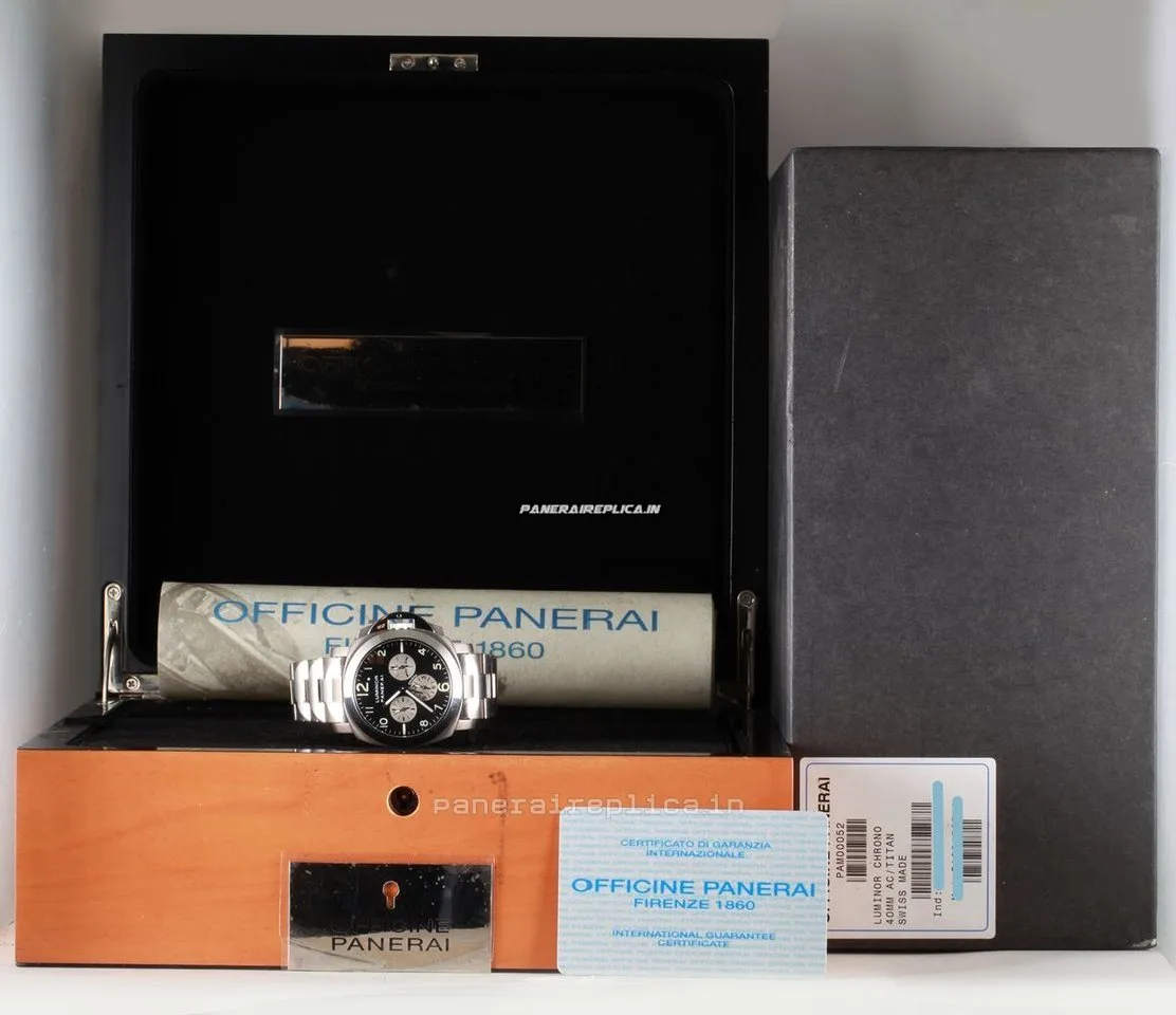 Alternative view of Aaa Imitation Panerai Special Editions 40mm Titanium Case Mens/unisex Automatic Watch