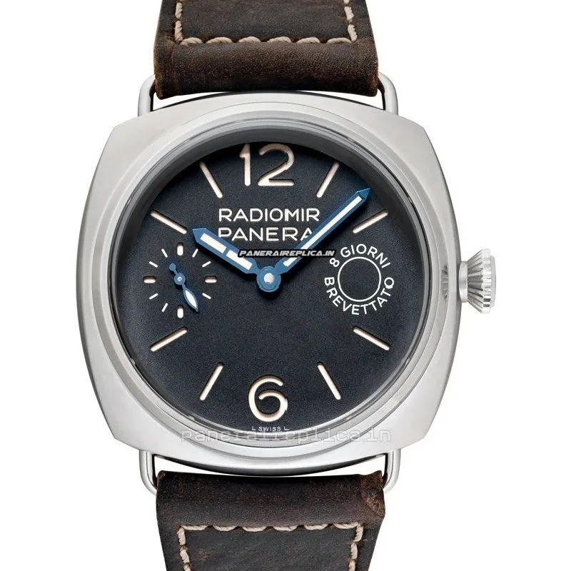 High Quality Copy Panerai Radiomir 8 Days Gmt Steel Case Mens/unisex Manual Winding Watch